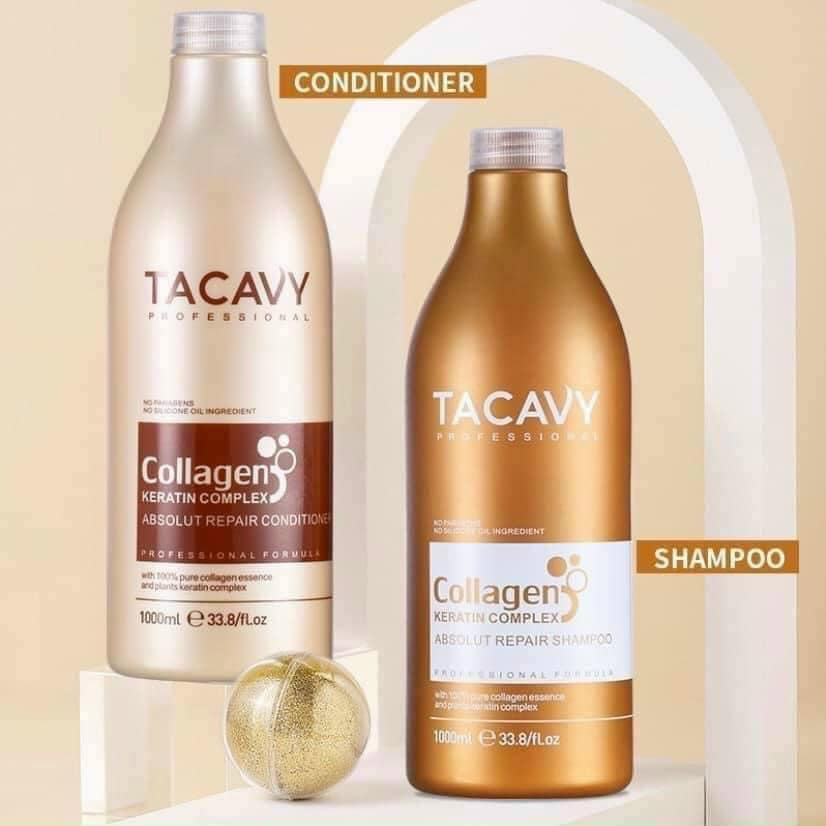 Dầu Gội Xả Chăm sóc tóc TACAVY COLLAGEN 500ml - 1000ML