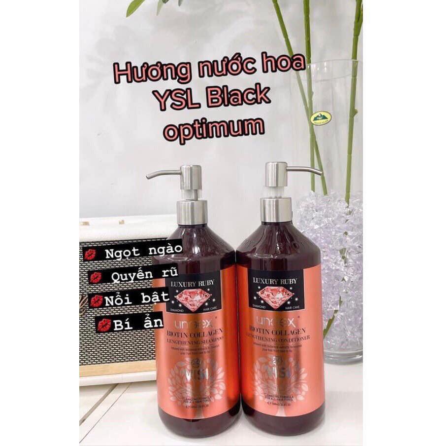 Dầu Gội Xả Biotin Collagen Luxury Gold - Ruby 500ml - 1000ml