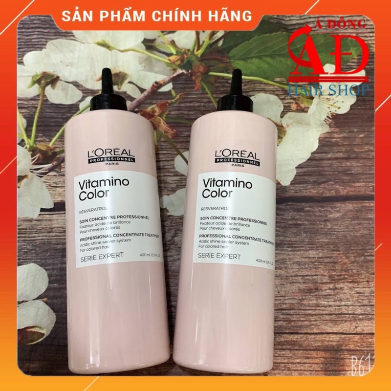 TINH CHẤT ĐẶC TRỊ L'OREAL PRO LONGER, VITAMINO COLOR, BLONDIFIER GLOSS 400ML