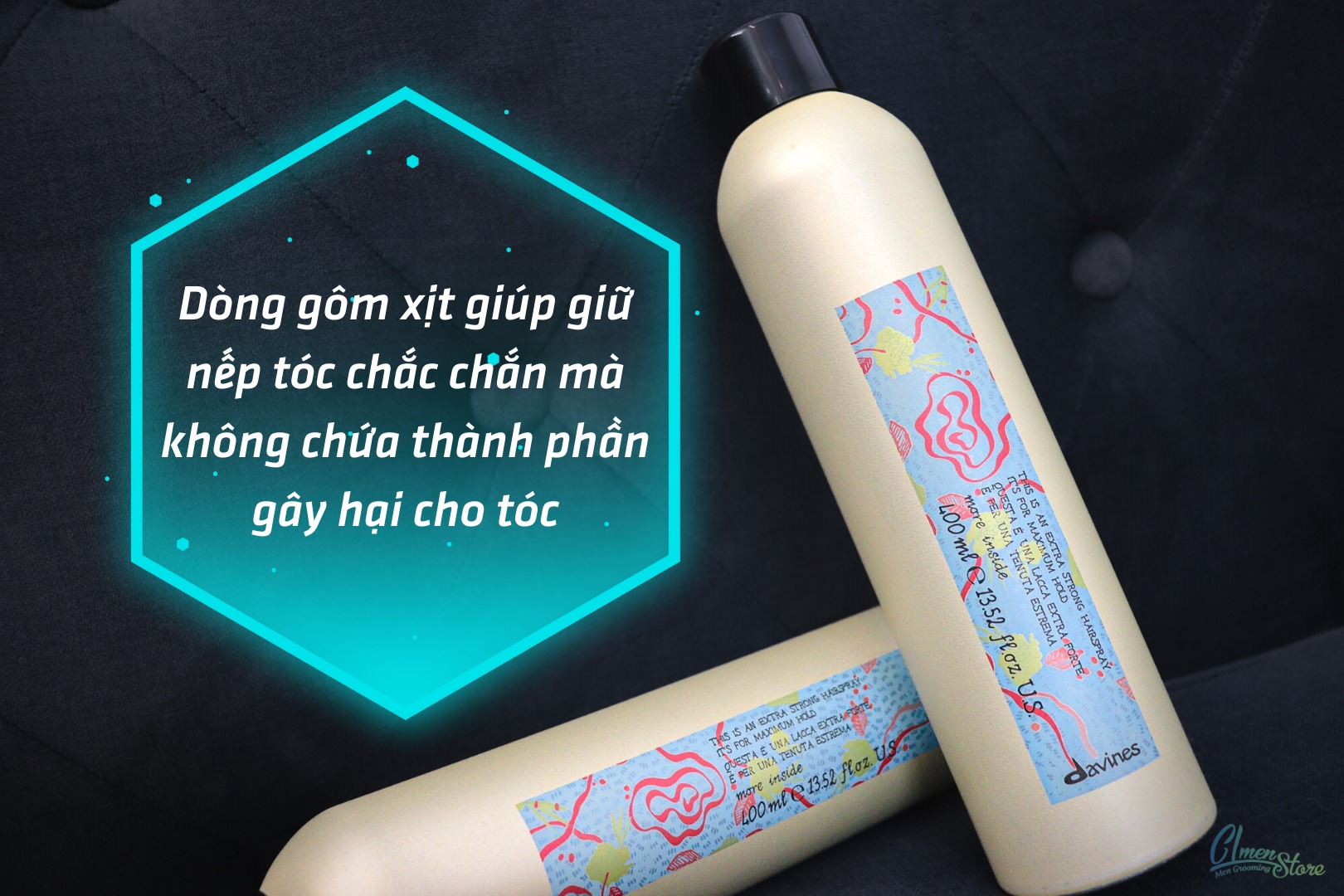 GÔM XỊT SIÊU CỨNG GIỮ NẾP LÂU DÀI DAVINES EXTRA STRONG HAIRSPRAY 400ML