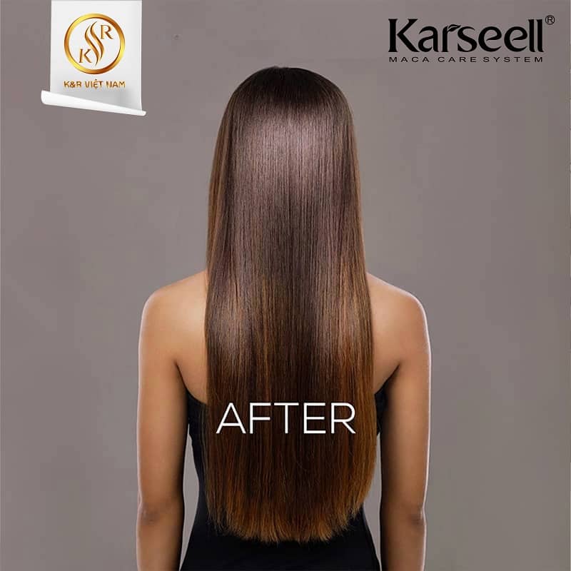 Kem hoặc gel Phục hồi Keratin tóc nát – Karseell Maca 500ml