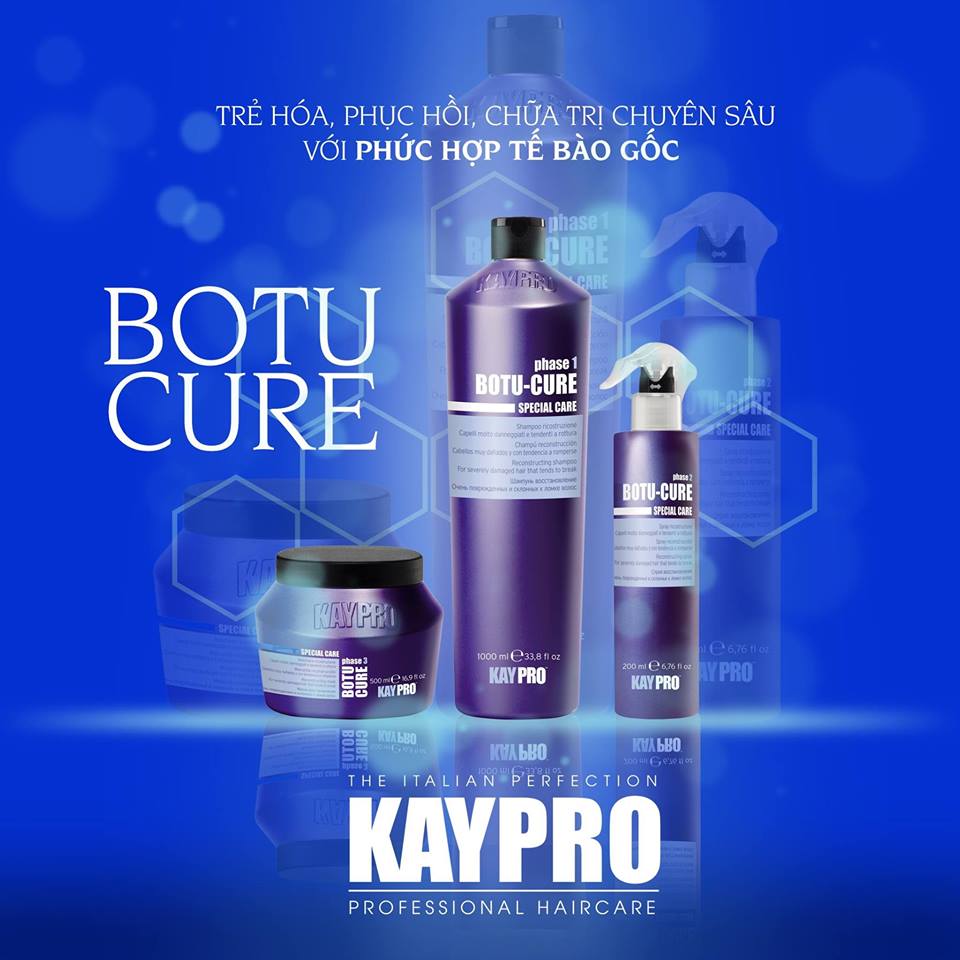 DẦU GỘI, MẶT NẠ, XỊT DƯỠNG  KAYPRO BOTU CURE PHỤC HỒI TẾ BÀO GỐC 350ML - 500ML - 1000ML