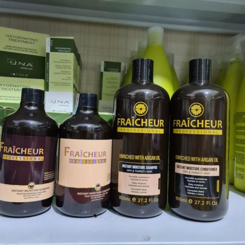 Bộ Dầu Gội Xả Dưỡng Ẩm Phục Hồi Fraicheur Instant Moisture Shampoo & Conditioner 500ml - 800ml