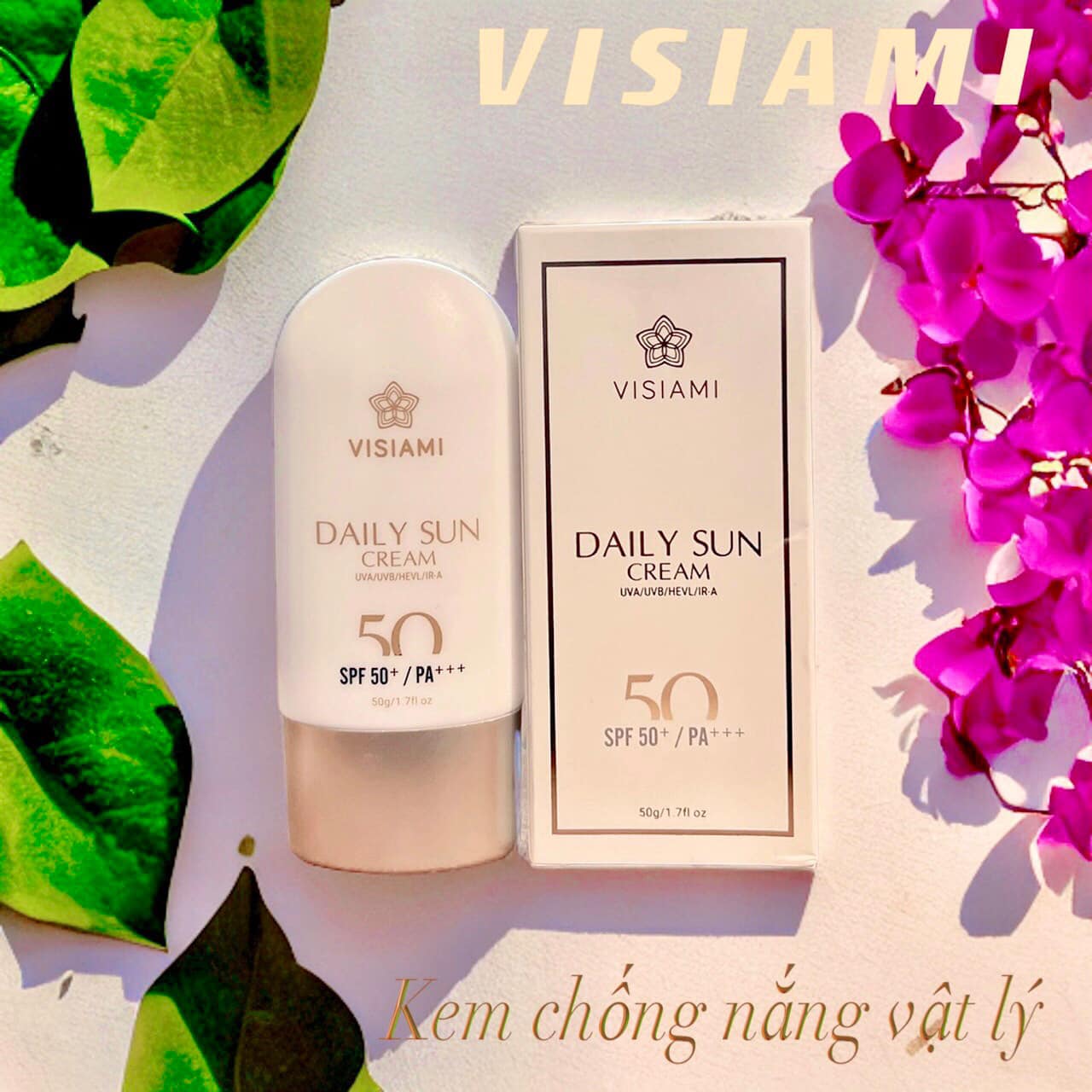 Kem chống nắng vật lý Visiami Daily sun 50g