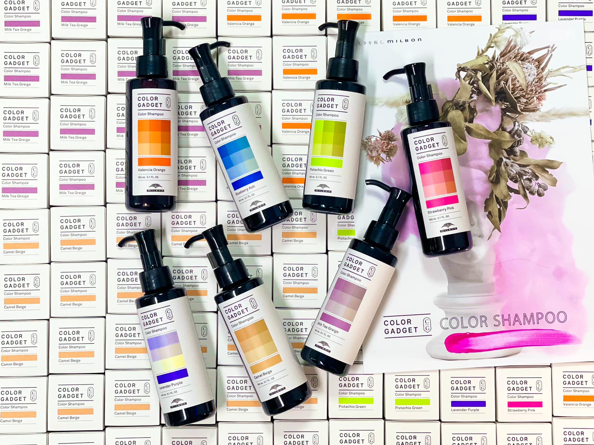 Dầu gội bù màu Milbon Color Gadget shampoo 150ml