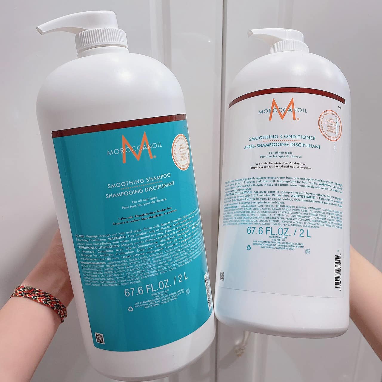 Dầu gội xả Moroccanoil suôn mượt smoothing 2000ml