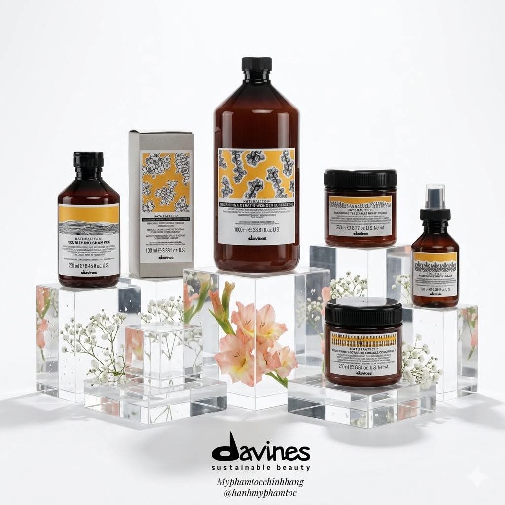 Dầu gội và dầu xả, mặt nạ dưỡng tóc Davines Naturaltech Nourishing 250ml