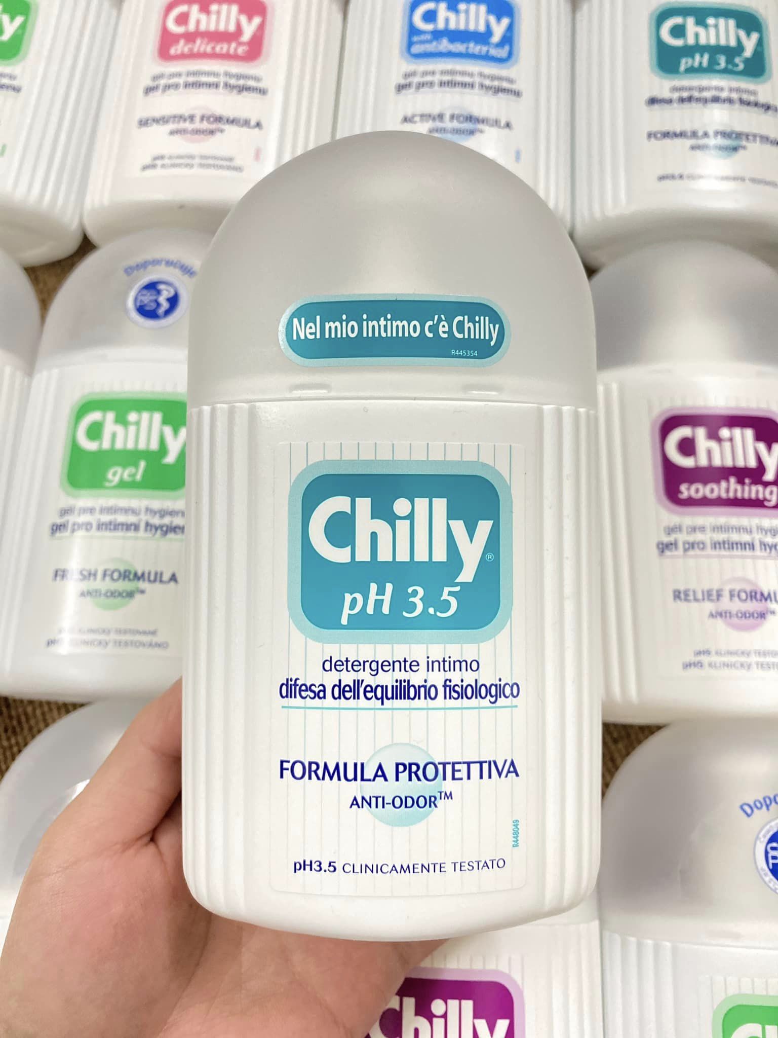 CHILLY – DUNG DỊCH VỆ SINH PHỤ NỮ BÁN CHẠY NHẤT ITALIA 50ML - 200ML