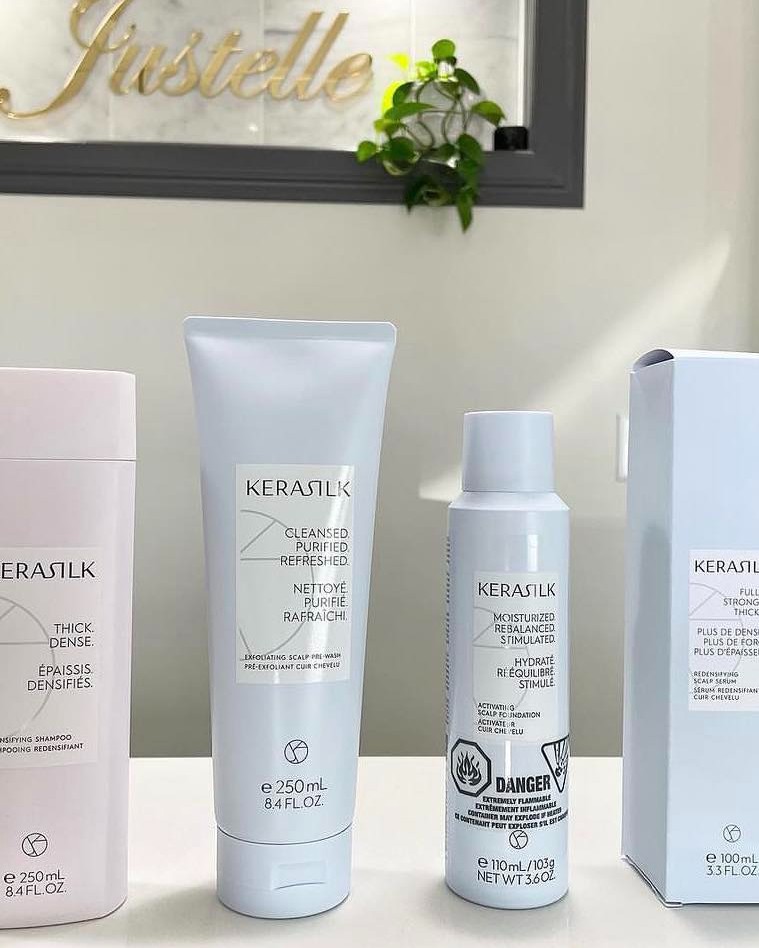 Tẩy tế bào chết da đầu Kerasilk Exfoliating Scalp Pre-Wash 250ml