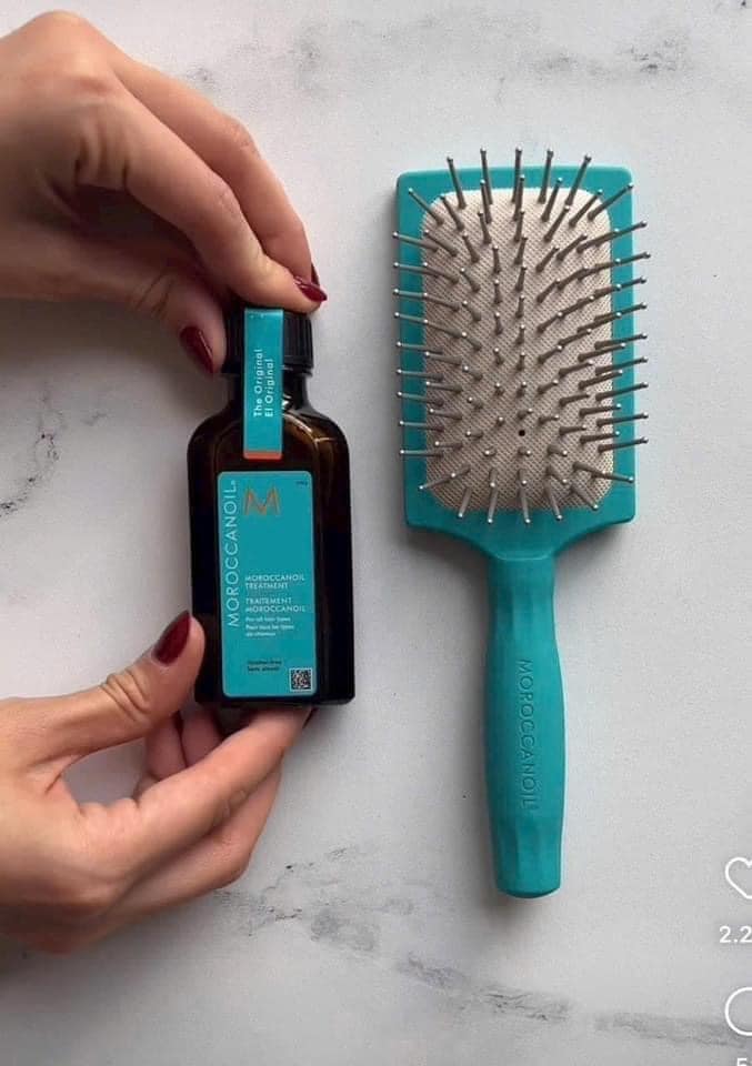 LƯỢC CHẢI SẤY gỡ rối massage da đầu Moroccanoil panddle mini