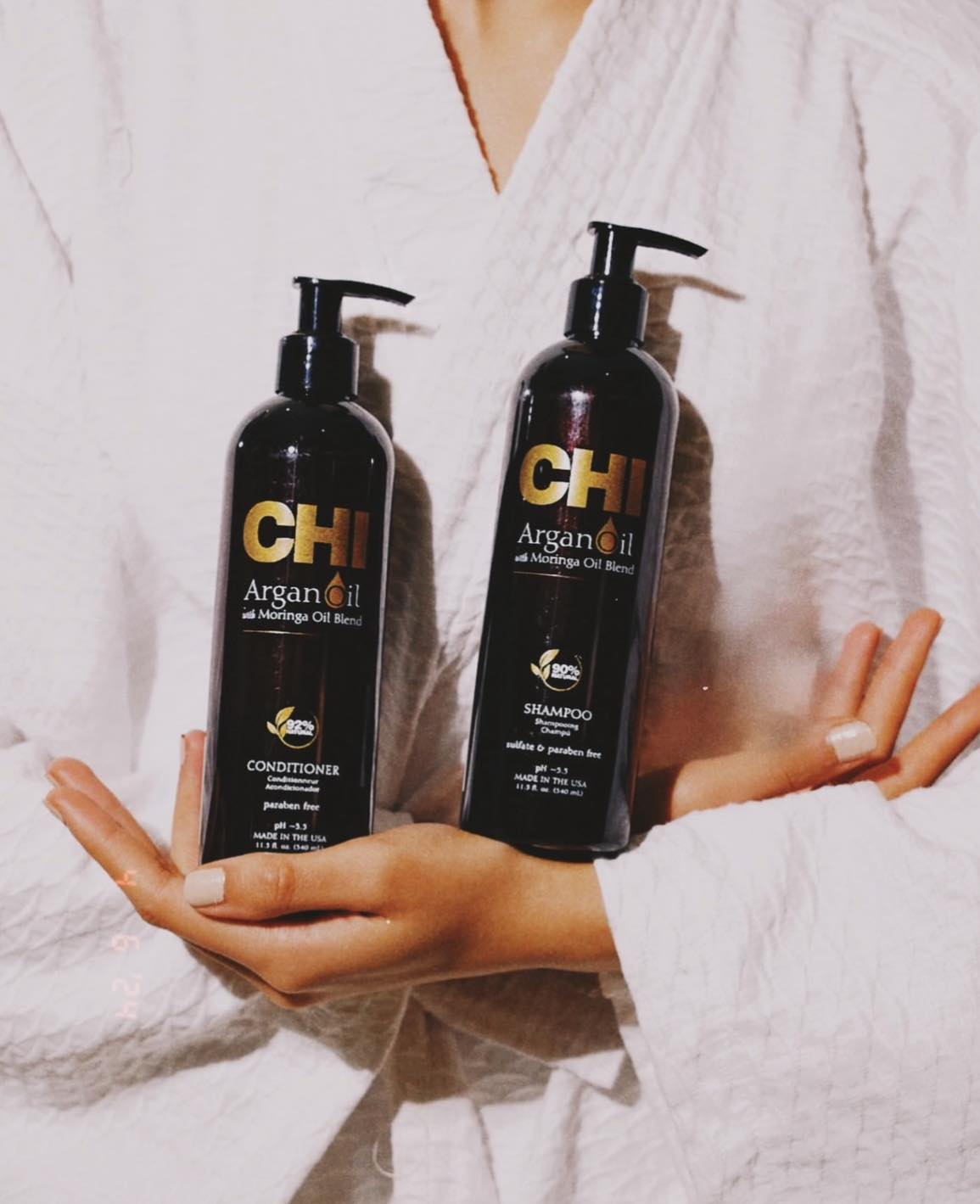 Dầu gội xả CHI Argan Oil Plus Moringa Oil 340ml - 7390ml