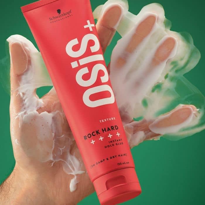 KEM TẠO NẾP TÓC NAM SIÊU CỨNG OSIS+4 ROCK HARD 150ML (vỏ mới)