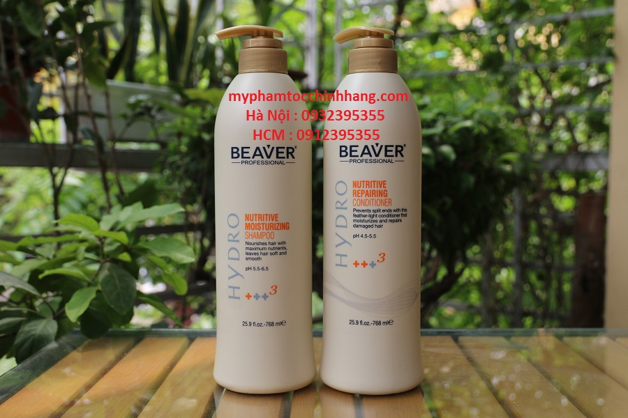 Bộ dầu gội – dầu xả phục hồi chuyên sâu Beaver 3+ Intensive Care Shampoo & Conditioner