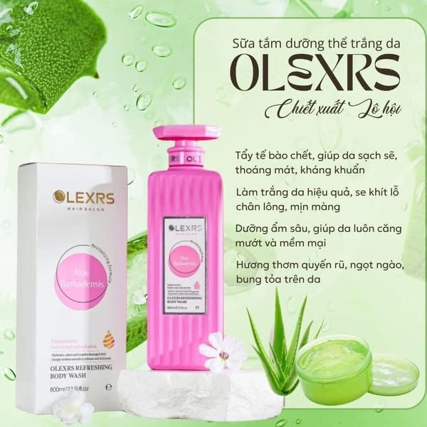 SỮA TẮM OLEXRS HƯƠNG NƯỚC HOA 800ML