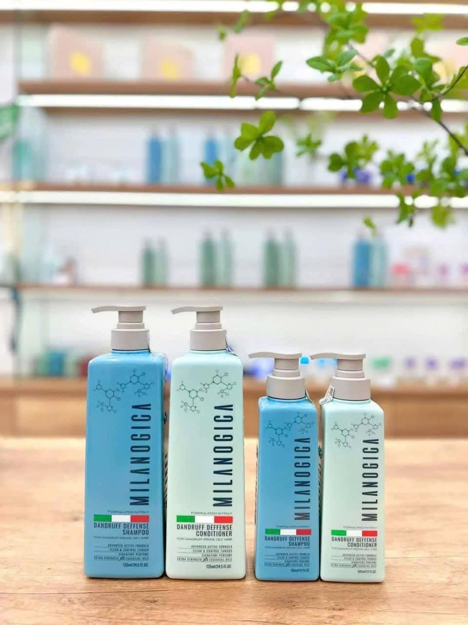 Dầu gội xả Milanogica trị gàu (Milanogica Anti-Dandruff Shampoo & Conditioner) 350ml 725ml