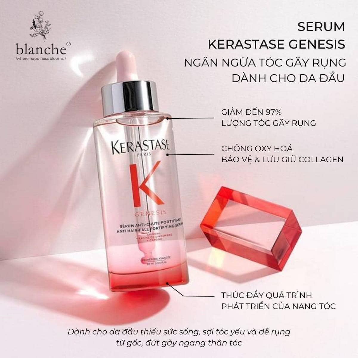 Serum chống rụng tóc Kérastase Genesis Serum Anti-Chute Fortifiant 90ml