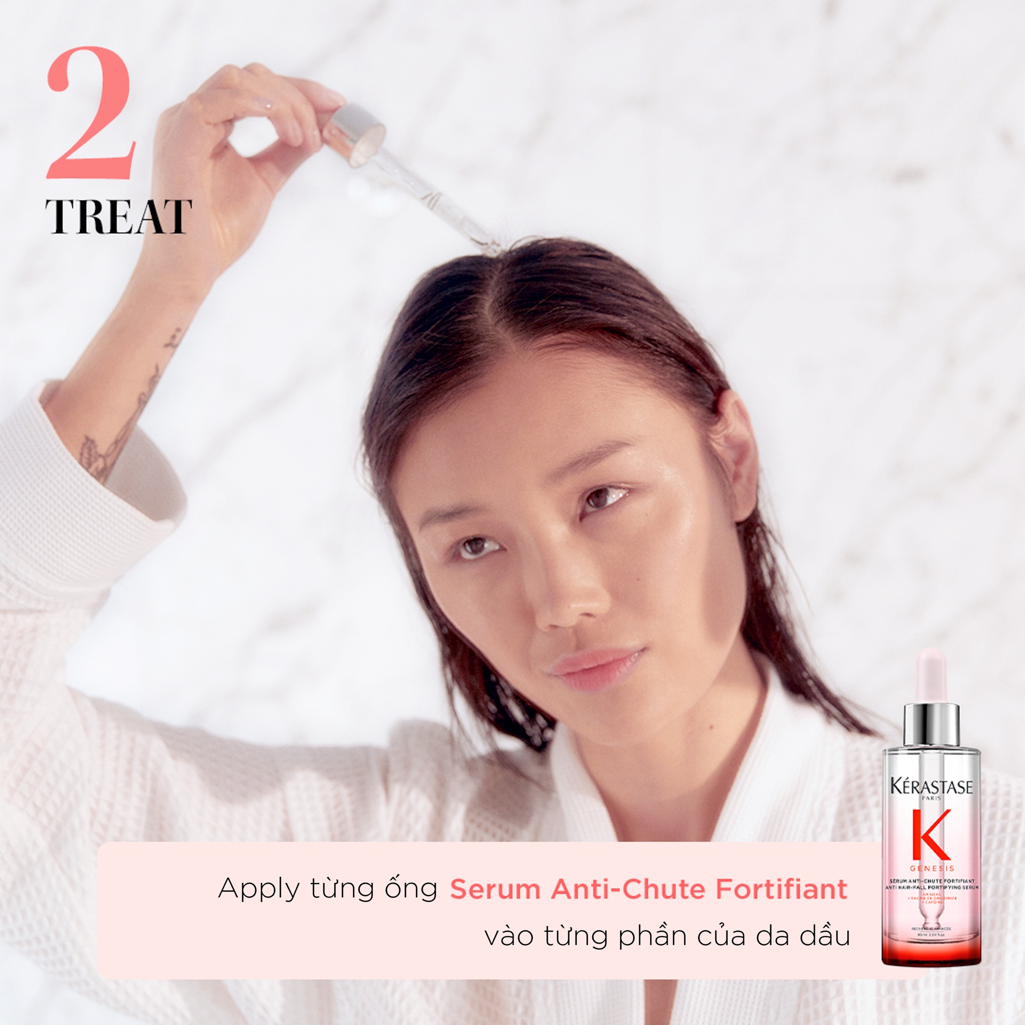 Serum chống rụng tóc Kérastase Genesis Serum Anti-Chute Fortifiant 90ml