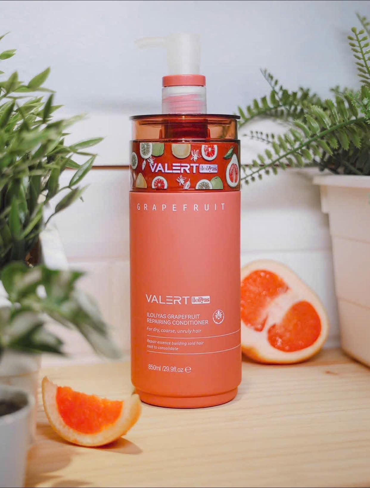 Cặp Gội Xả Bưởi Valert Grapefruit Mẫu Mới 2025 850ml