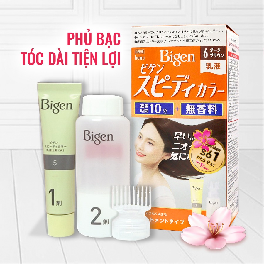 NHUỘM PHỦ BẠC BIGEN NHẬT