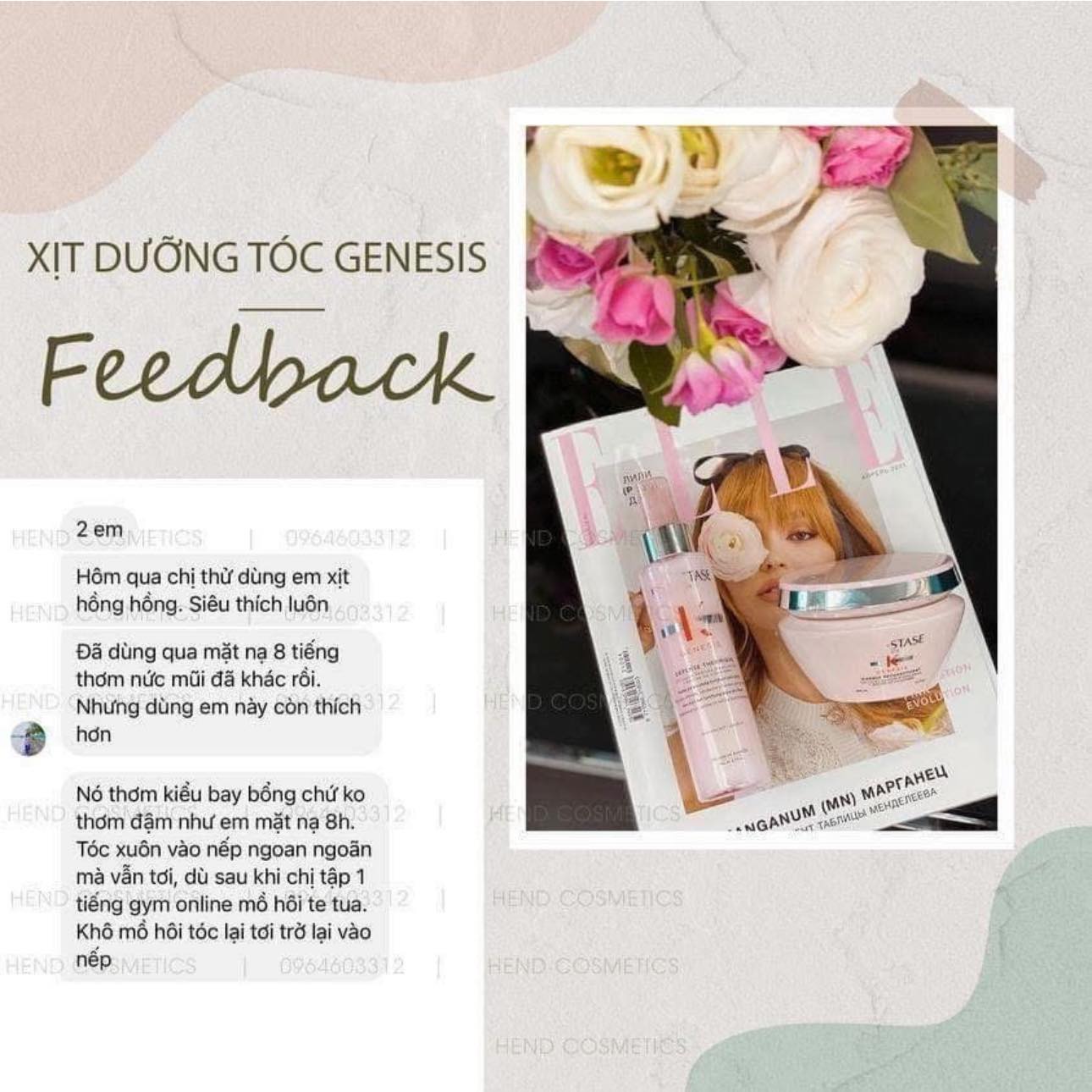 Xịt dưỡng chống gãy rụng Kérastase Genesis Défense Thermique Blow-Dry Primer 150ml