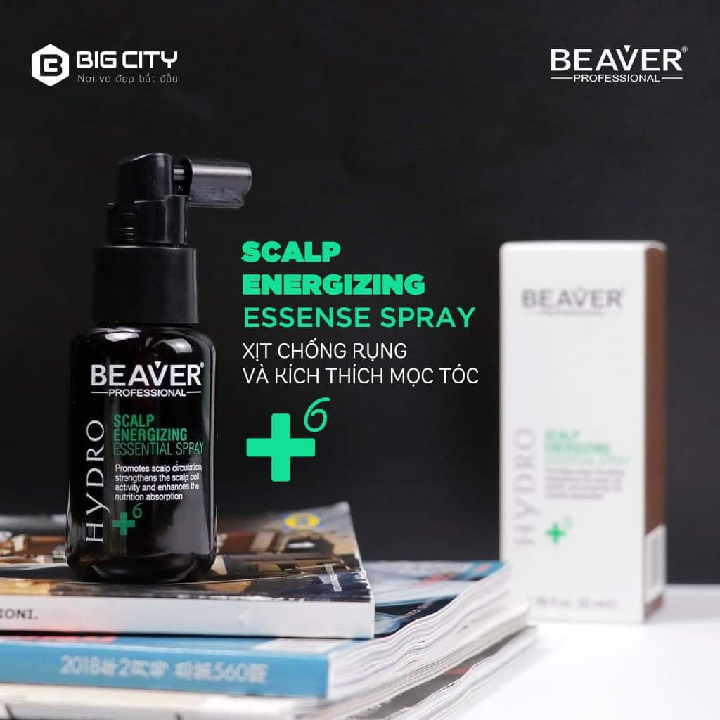 Tinh chất dưỡng da đầu BEAVER +6 chống rụng & kích thích mọc tóc ( BEAVER +6 Hair Growth & Anti-Hair Loss Scalp Tonic) 50ml
