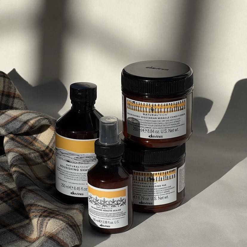 Dầu gội và dầu xả, mặt nạ dưỡng tóc Davines Naturaltech Nourishing 250ml