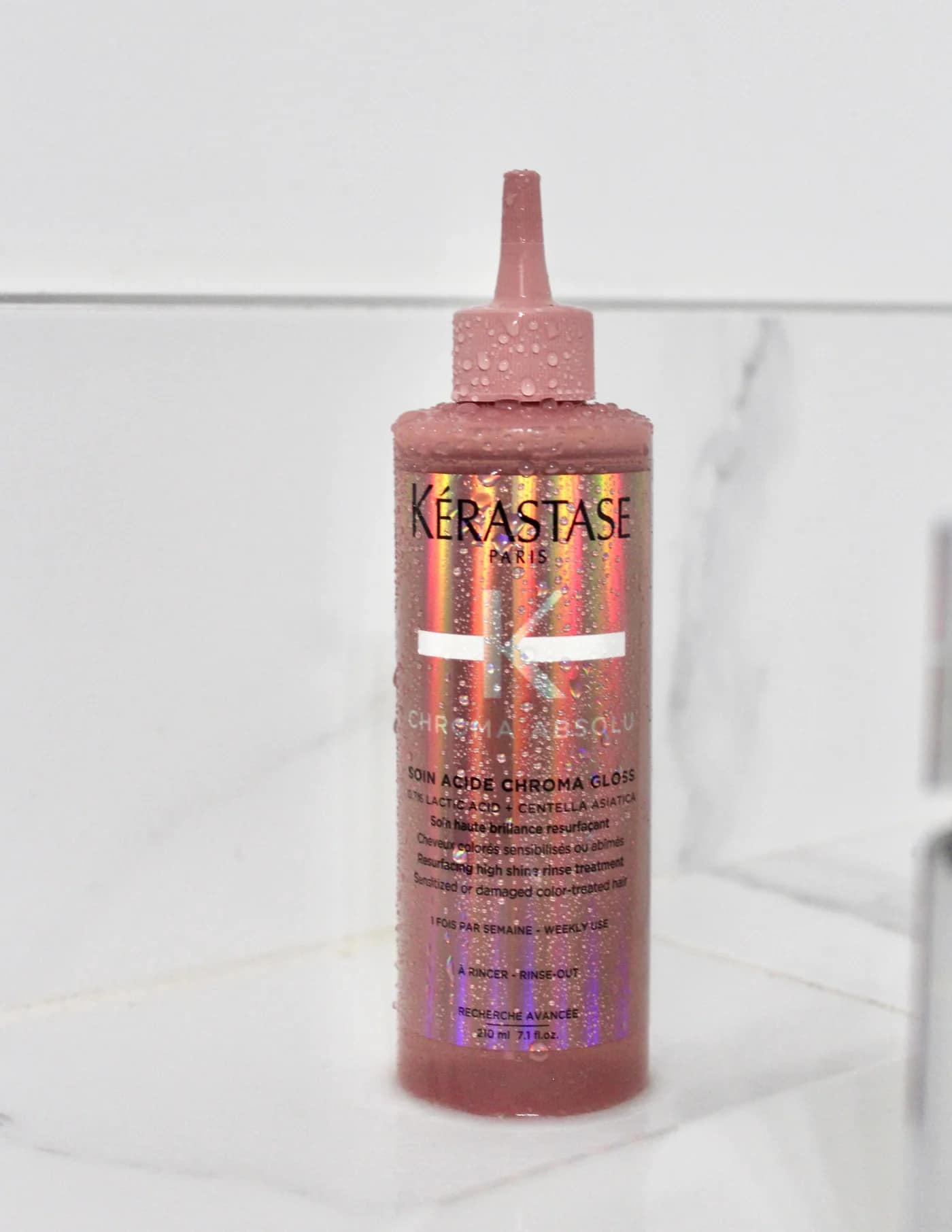 DƯỠNG CHẤT PHỤC HỒI BỀ MẶT TÓC KERASTASE Soin Acide Chroma Gloss 210ML