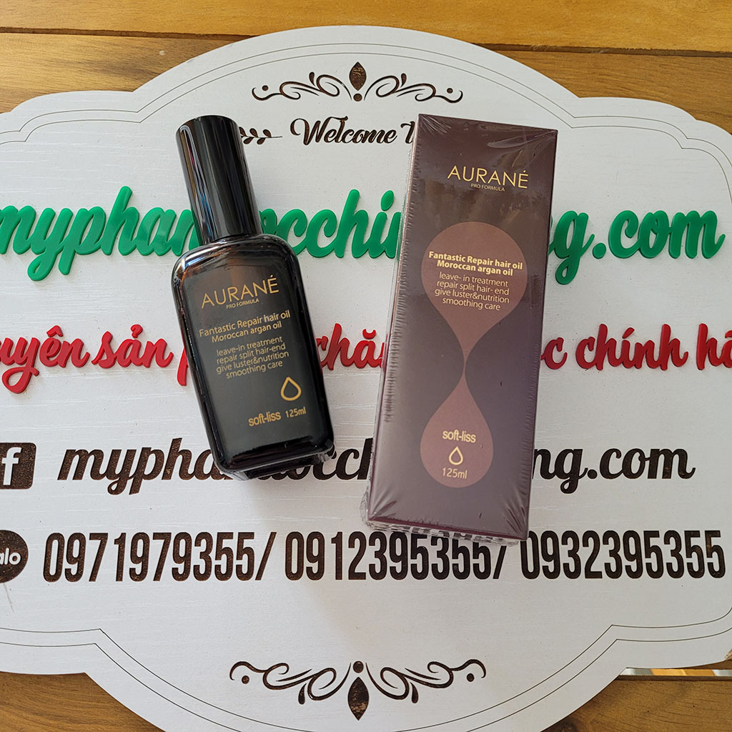 Tinh dầu dưỡng tóc AURANE Argan Fantastic Repair Hair Oil Soft-Liss 125ml