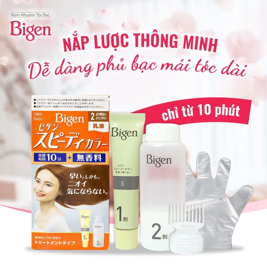 NHUỘM PHỦ BẠC BIGEN NHẬT