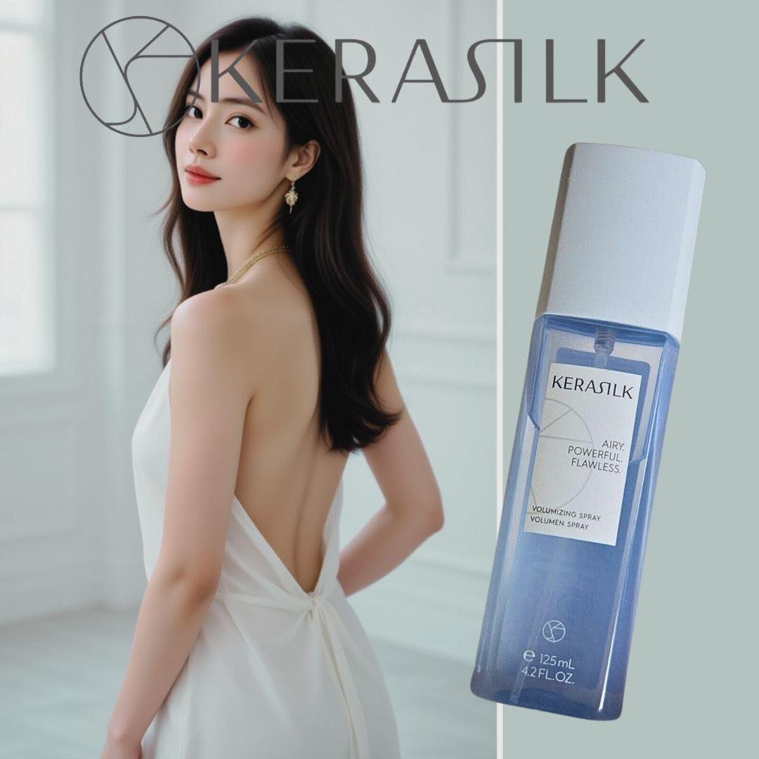 Xịt Dưỡng Tăng phồng, Kiểm soát dầu Kerasilk Volumizing Spray 125ml