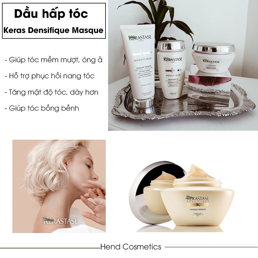 DẦU GỘI XẢ KERASTASE BAIN DENSITE LÀM DÀY TÓC 250ML