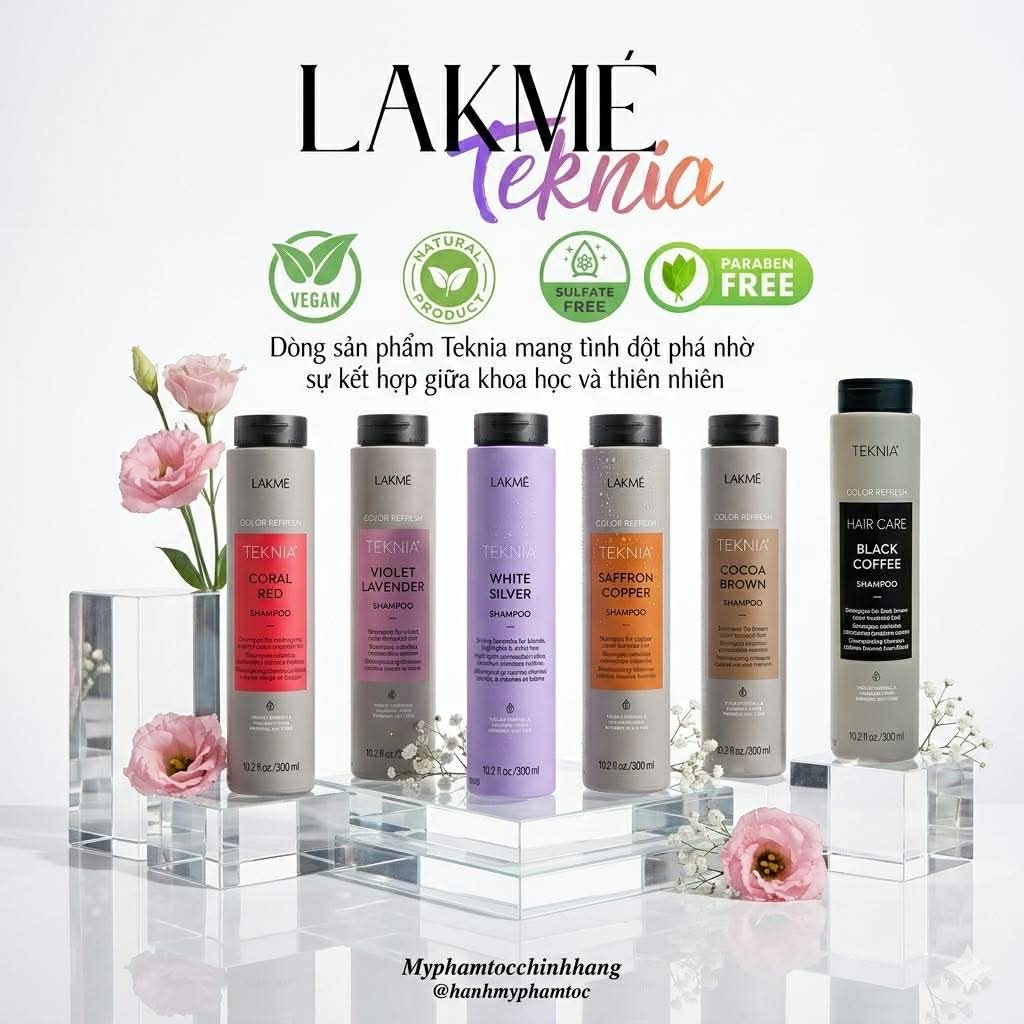 DẦU GỘI XẢ LAKME TEKNIA 300ML 250ML