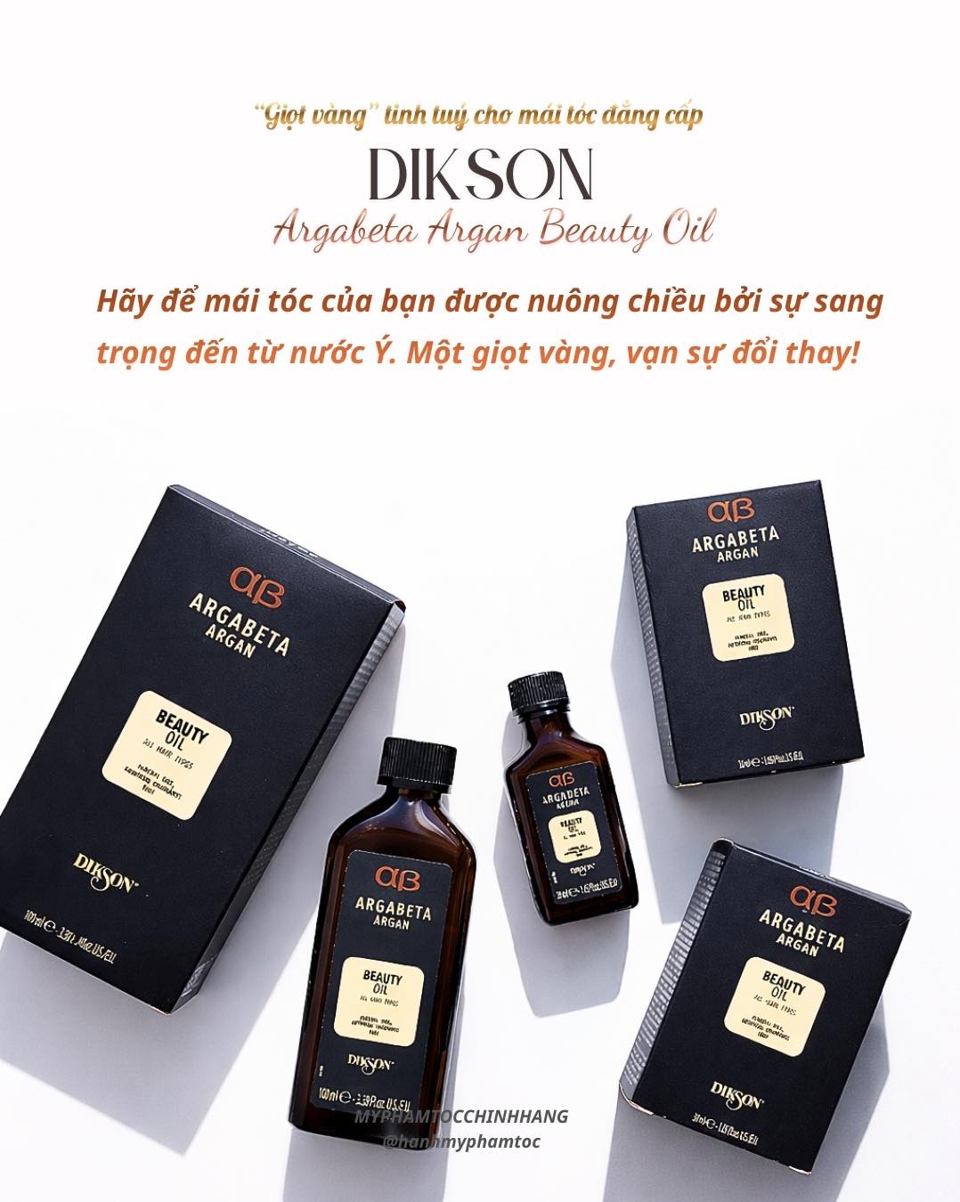 Tinh dầu dưỡng tóc Dikson Argabeta Argan (Dikson Argabeta Argan Beauty Oil) 30ml - 100ml