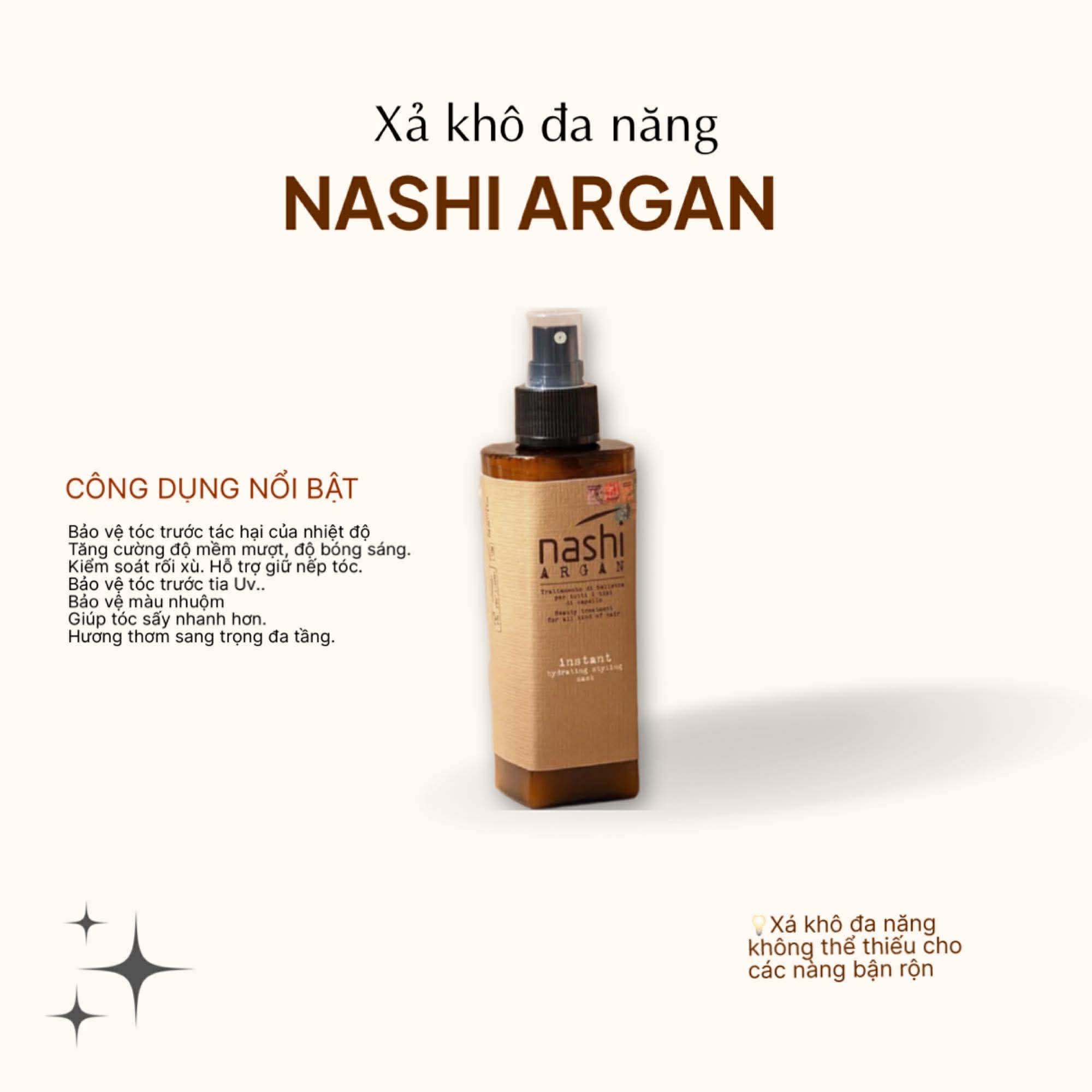 Xả khô tạo kiểu dưỡng ẩm tức thì Nashi Argan Instant Hydrating Styling Mask 150ml (mẫu mới)