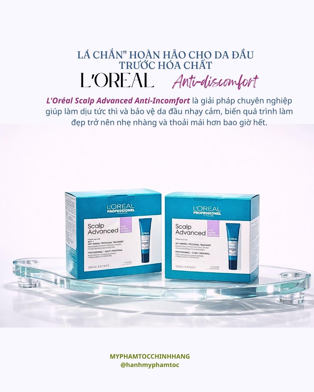 KEM DƯỠNG L'OREAL BẢO VỆ VÀ LÀM DỊU DA ĐẦU NHẠY CẢM, DỄ KÍCH ỨNG Lipid Shield 15ml*10 tuýp