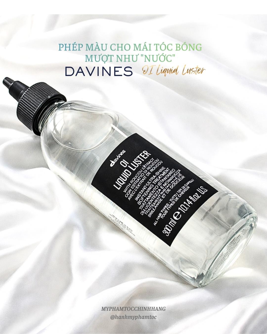 Dung dịch dưỡng tóc tạo bóng tức thì Davines Oi Liquid Luster 300ml