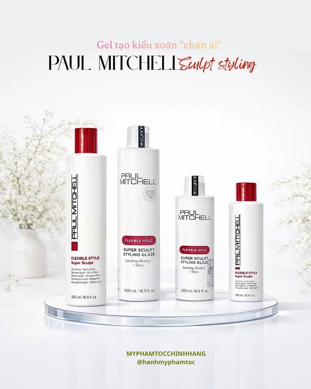 Gel tạo kiểu nhanh khô Paul Mitchell Super Sculpt ( Flexible Style Super Sculpt Gel) 250ml - 500ml