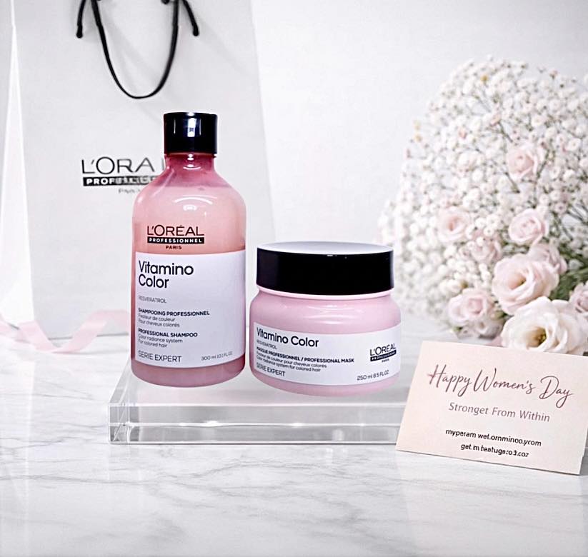 DẦU GỘI XẢ CHO TÓC NHUỘM L'OREAL VITAMINO COLOR 1500ML - 750ML - 500ML