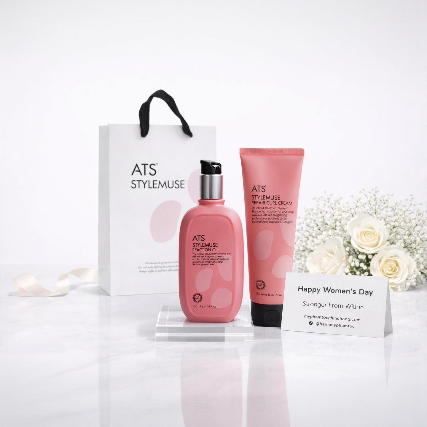 Dầu dưỡng tóc ATS Stylemuse Reaction oil 120ml