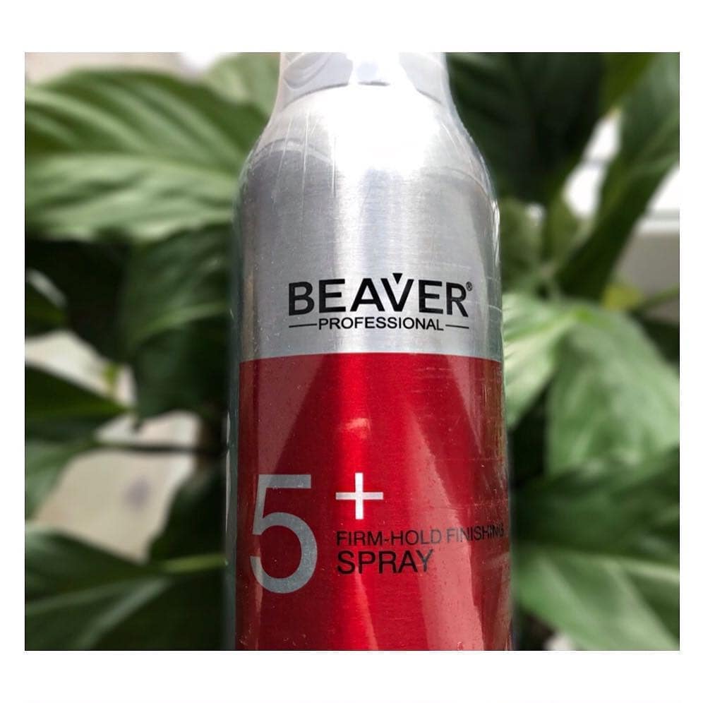 Gôm tạo kiểu tóc cứng Beaver Magotan 5+ Firm-Hold Finishing Spray hương dâu tây 250ml