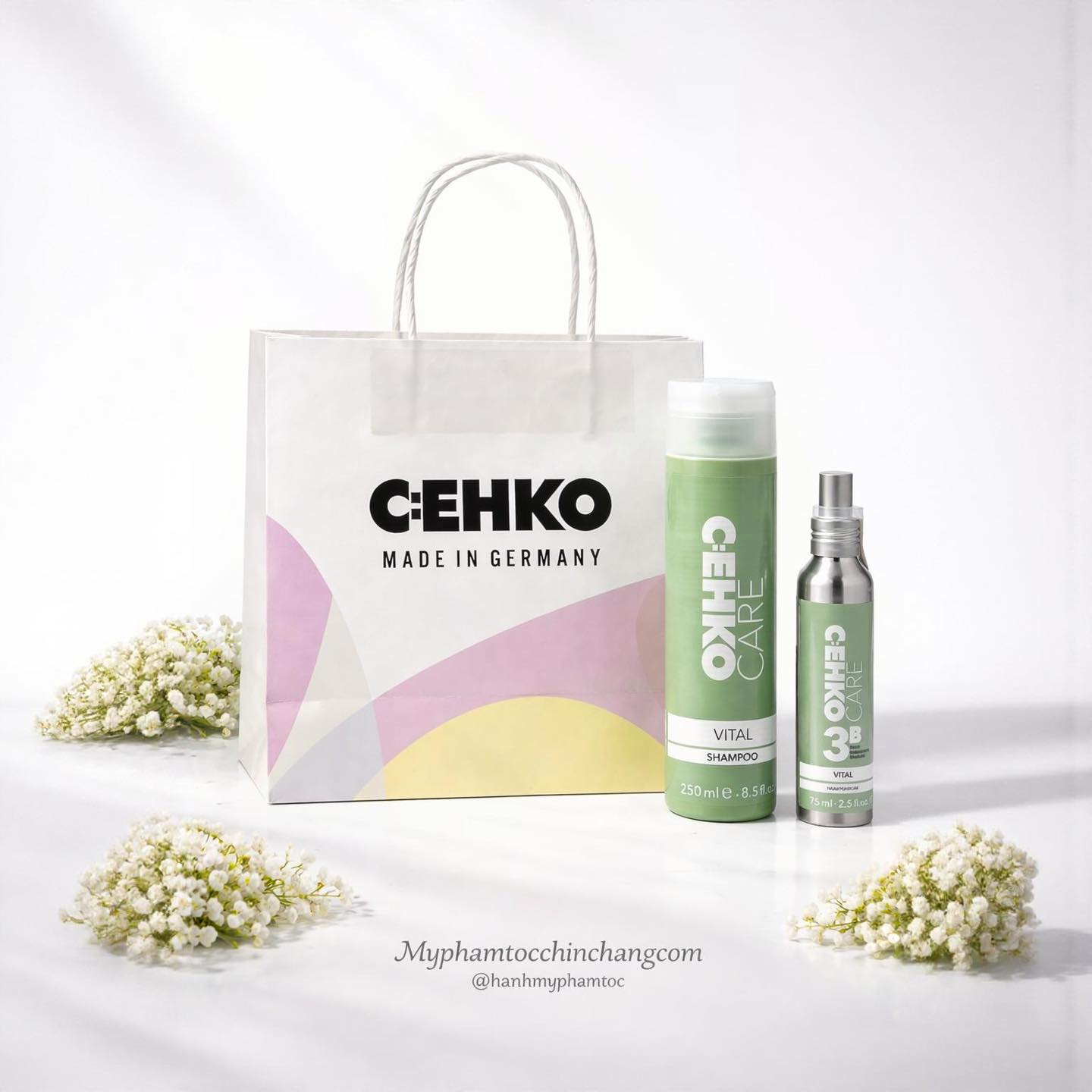 Dầu gội chống rụng tóc CEHKO Energy - C:EHKO Energy Shampoo 250ml + xịt mọc tóc 75ml