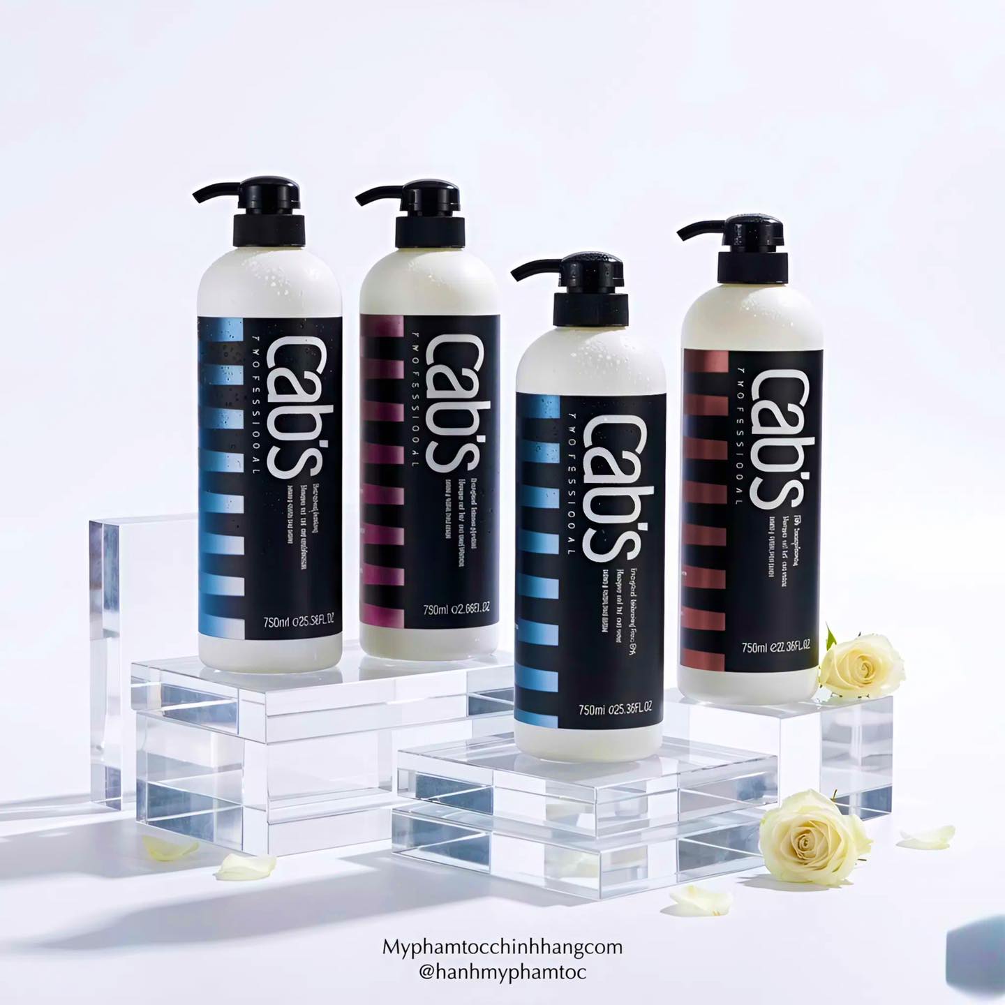 Dầu gội và dầu xả CAB'S dinh dưỡng, giảm rụng hoặc giảm gầu 750ml