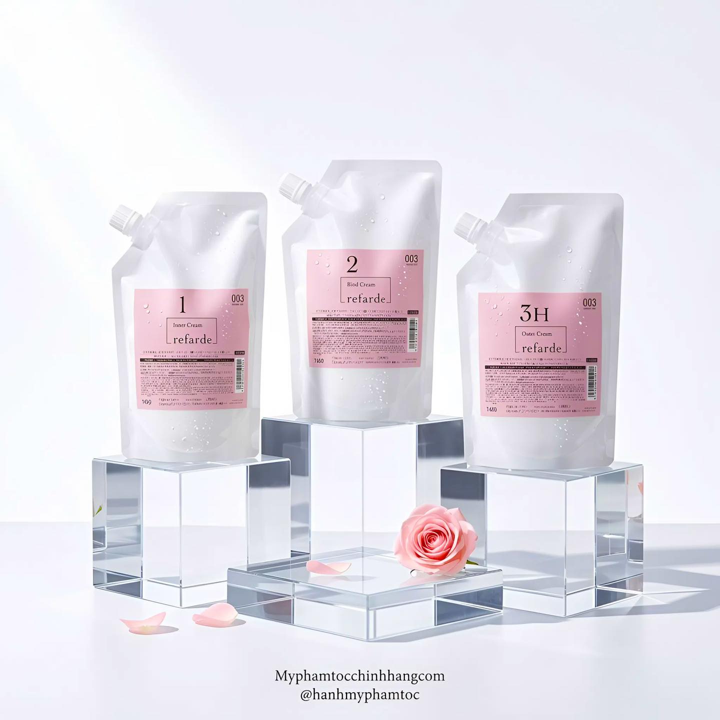 Bộ phục hồi tóc 3 bước Refarde 003 Number Three 500ml+300ml+500ml