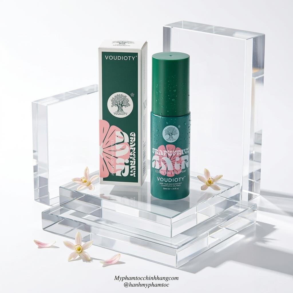 GỘI XẢ BIOTIN COLLAGEN BƯỞI HỒNG VOUDIOTY GRAPEFRUIT CHỐNG RỤNG, HỖ TRỢ MỌC TÓC, XỊT DƯỠNG 50ML