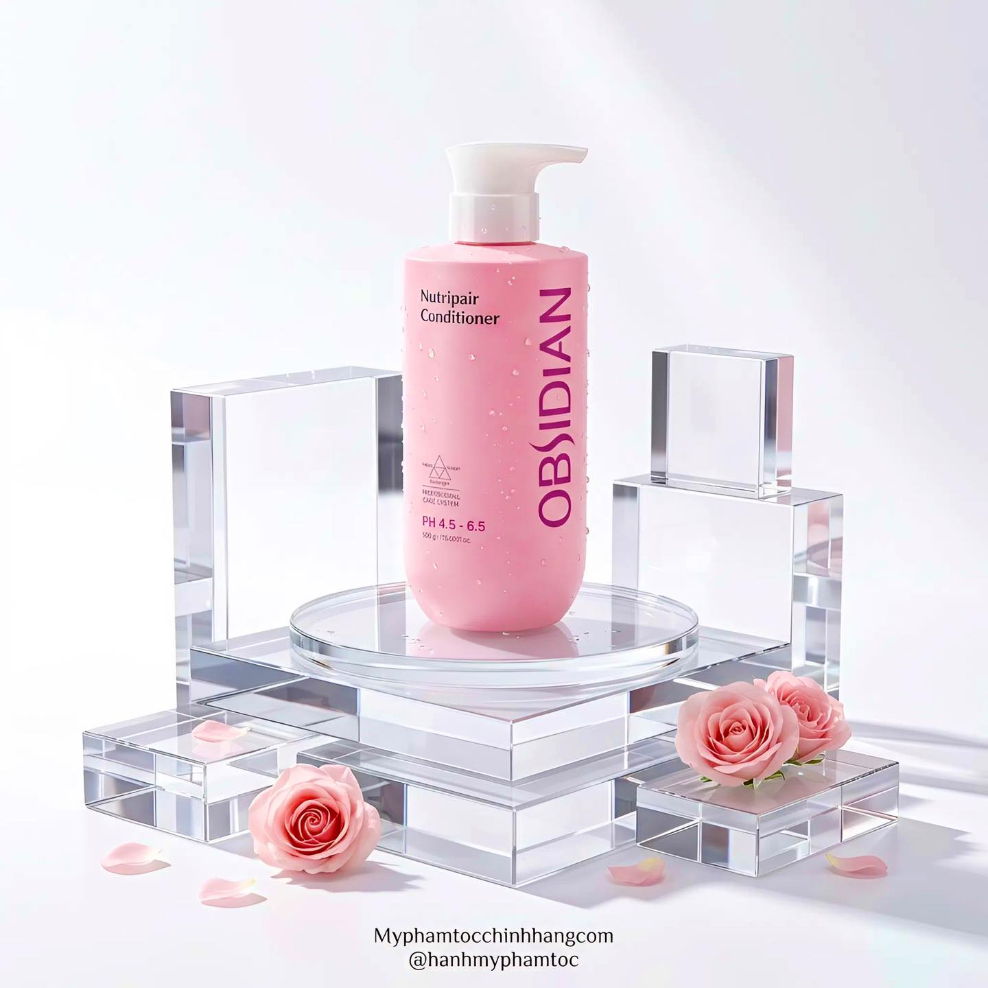 Dầu Gội – Dầu Xả – Hấp Siêu Mượt Tóc Obsidian Professional Nutripair 500ml