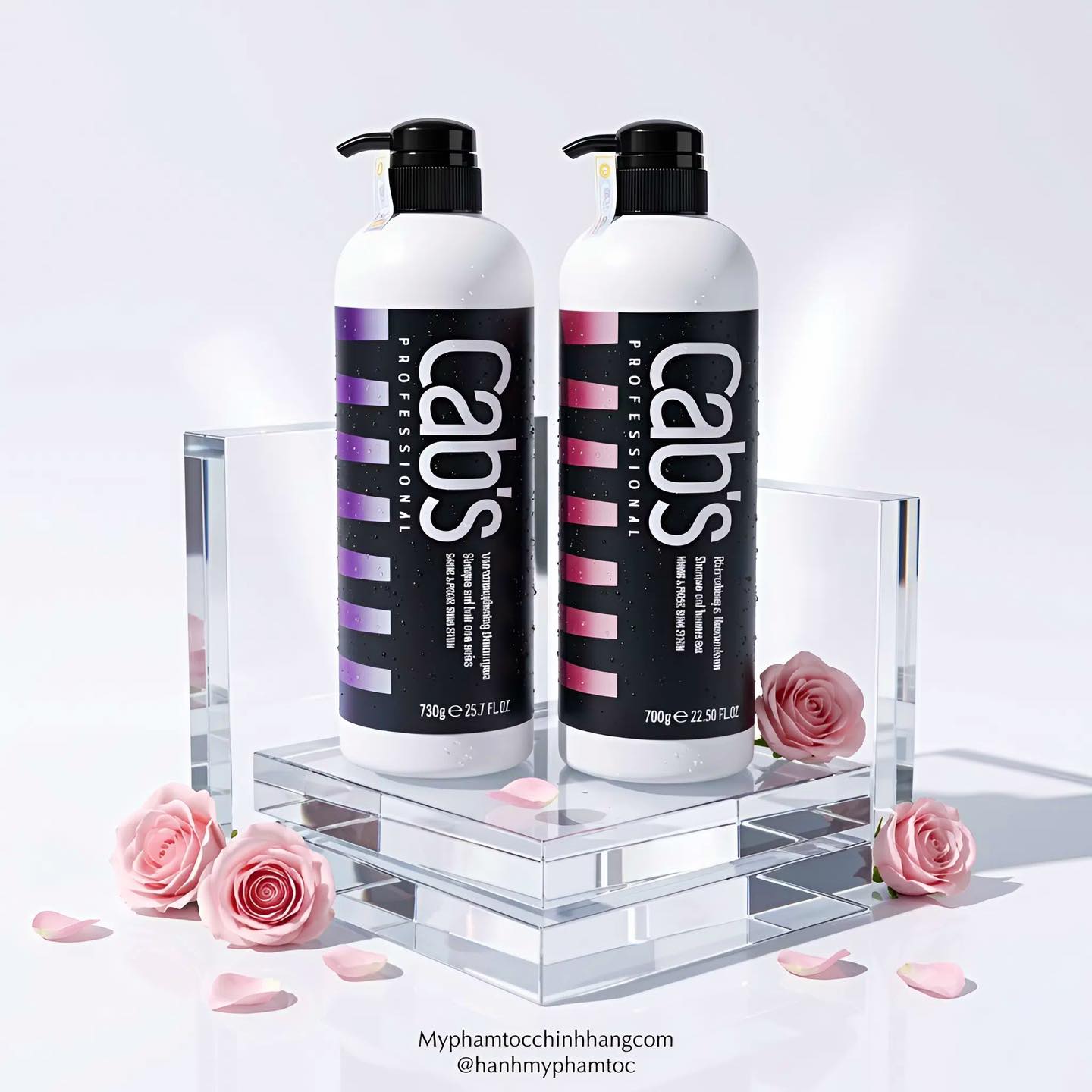 Dầu gội và dầu xả CAB'S dinh dưỡng, giảm rụng hoặc giảm gầu 750ml