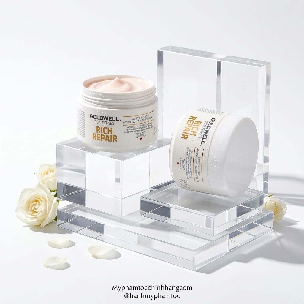 Mặt nạ tóc Goldwell 60 giây (Goldwell Dualsenses 60sec Treatment) 200ml - 500ml