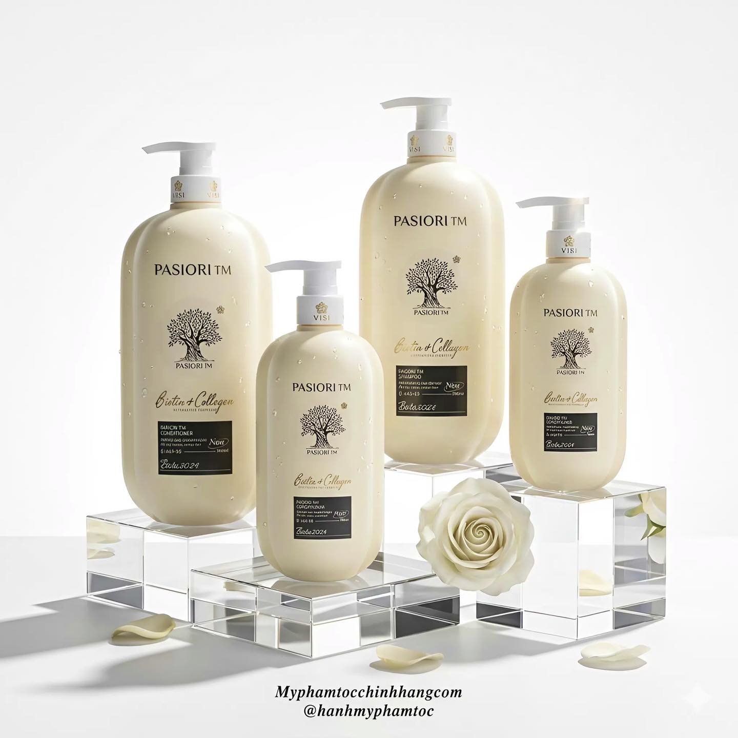 DẦU GỘI XẢ BIOTIN COLLAGEN (CHAI DẸT 2024) TRẮNG PHỤC HỒI 500ML/ 1000ML