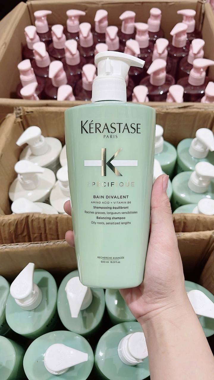 Dầu gội và Mặt nạ cho da đầu dầu Kérastase Divalent 250ml/ 500ml 1000ml