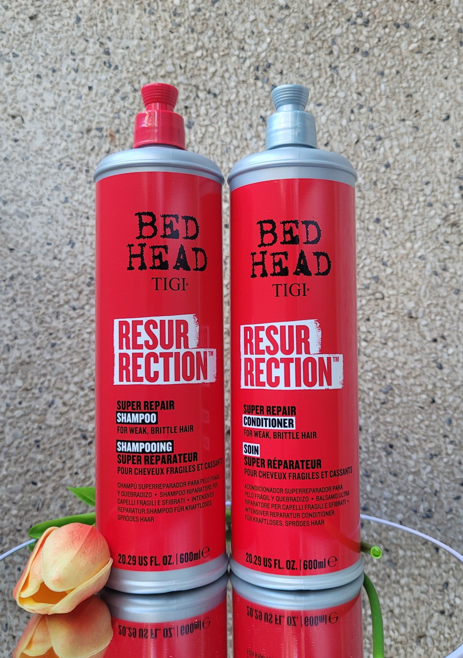 Dầu gội và xả phục hồi tóc hư tổn cấp độ 3 TIGI Bed Head Resurrection (TIGI Bed Head Urban Antidotes Level 3 Resurrection Shampoo & Conditioner) 400ml 970ml